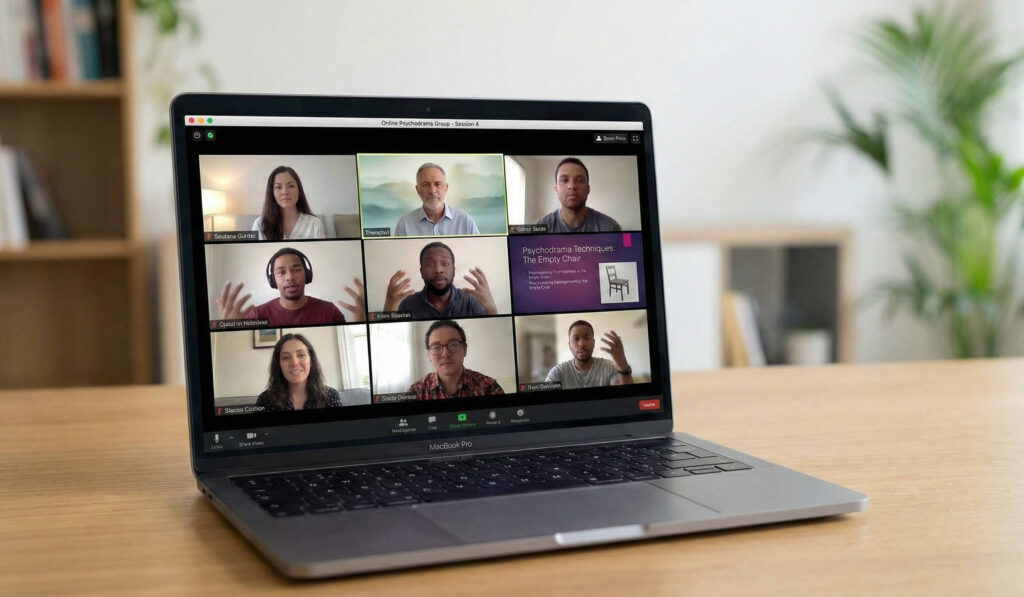Online psikodrama oturumu ve psikoloji grupları ve eğitimleri